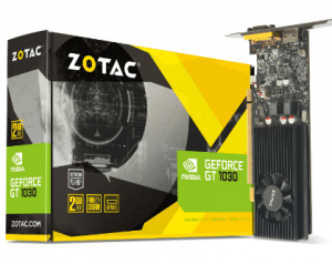 ZOTAC GeForce GT 1030 Graphics Card for Video Editing