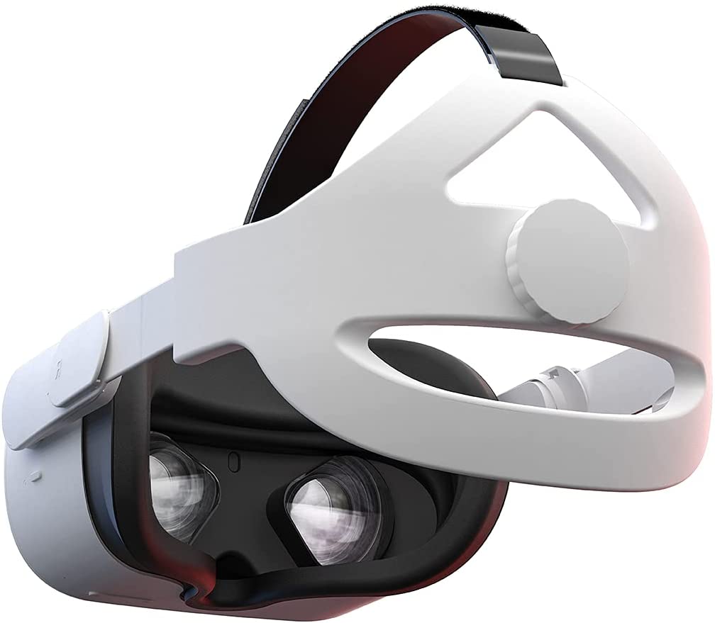 Adjustable Head Strap for Oculus Quest 2 VR Headset, Enhanced Support and Comfort in VR Gaming