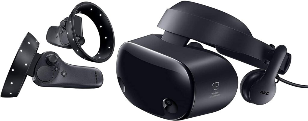 SAMSUNG HMD Odyssey+ Windows Mixed Reality Headset with 2 Wireless Controllers