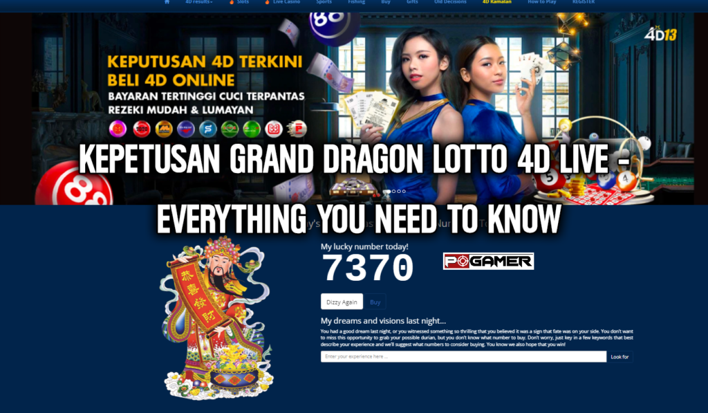 Kepetusan Grand Dragon Lotto 4D live - Everything You Need To Know.
